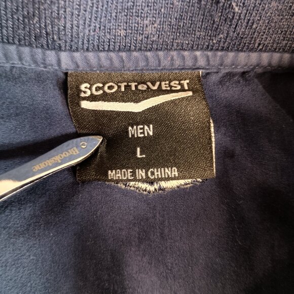 Scottevest Men's Dark Blue Utility Vest - Picture 2 of 11